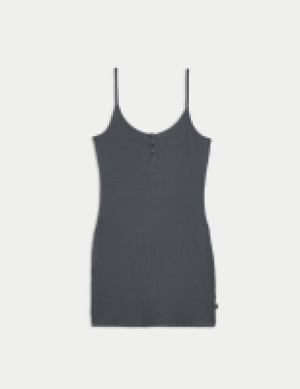 Marks and Spencer B By Boutique Cotton Rich Ribbed Chemise
