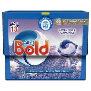Bold 3 In 1 Lavendar & Camomile Pods 13pce