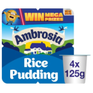 Ambrosia Rice Pudding 4 Pack