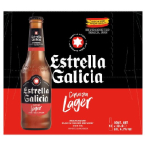 Estrella Galicia World Lager 12 Pack Bottles