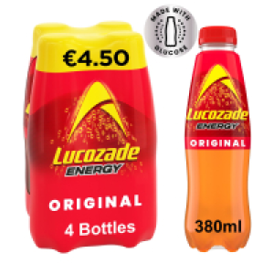 Lucozade Energy Original Bottle 4 Pack 4.50 €