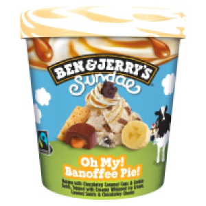 Ben and Jerrys Sundae Oh My! Banoffee Pie!