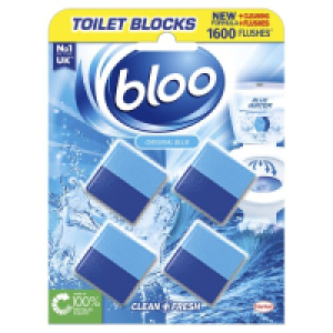 Bloo Toilet Block 2in1 Original Blue 4 Blocks