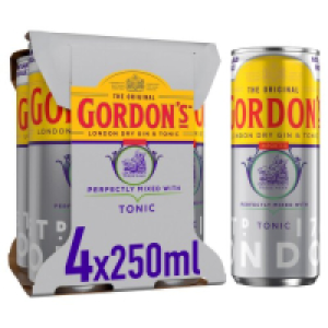 Gordons & Tonic Can 4 Pack 9.00 €