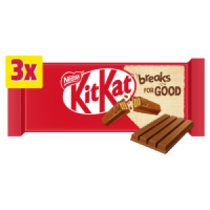 Nestle KitKat 4 Finger Milk Chocolate Biscuit Bars 3 Pack 1.50 €