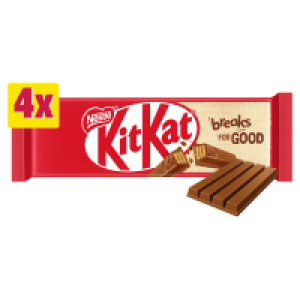 Nestle KitKat 4 Finger Milk Chocolate Biscuit Bars 4 Pack 3.00 €