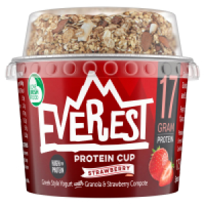 Everest Strawberry Greek Style Protein Yogurt with Granola