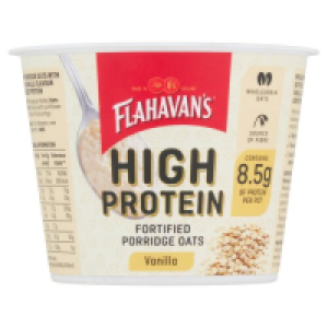 Flahavans High Protein Porridge Oats Pot Vanilla