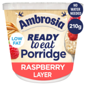 Ambrosia Ready to Eat with Raspberry Layer Porridge Pot