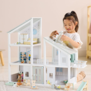 Three Storey Wooden Dollhouse