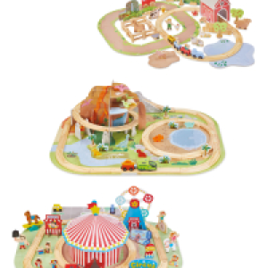 Little Town Wooden Railway Sets