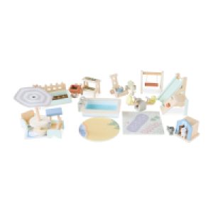 Little Town Wooden Dolls Outdoor Set