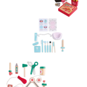 Little Town Wooden Toy Roleplay Bags