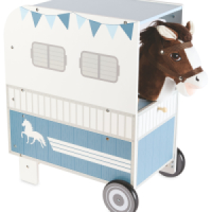 Little Town Wooden Horse Box