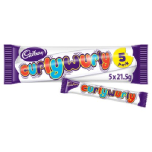 Cadbury Curly Wurly Chocolate Bars 5 Pack 2.00 €