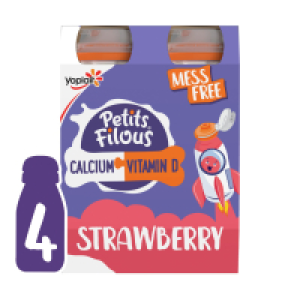 Petits Filous Mess Free Strawberry Drink 4 Pack 2.50 €