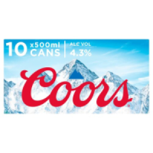 Coors Can 10 Pack 19.50 €
