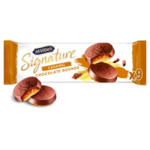 McVities Signature Caramel Chocolate Rounds Biscuits