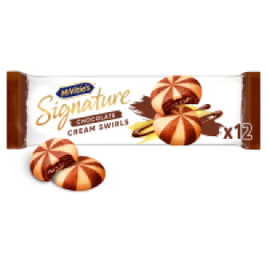 McVities Signature Chocolate Cream Swirls Biscuits