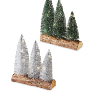 Aldi  Bristle Trees Set of 3