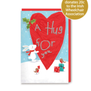 Adams Hug Christmas Card