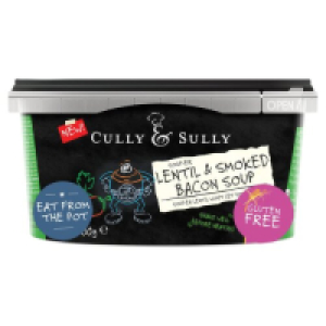 Cully & Sully Lentil & Smoked Bacon Soup 2.25 €