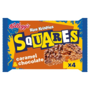 Kelloggs Rice Krispies Caramel & Chocolate Squares 4 Pack 2.50 €