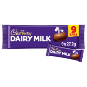Cadbury Dairy Milk 9 Pack 4.00 €