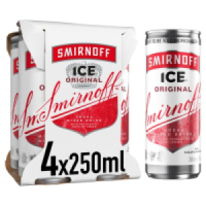 Smirnoff Ice Crisp Citrus Can 4 Pack 8.00 €