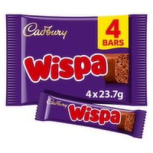 Cadbury Wispa Chocolate Bar 4 Pack 3.00 €