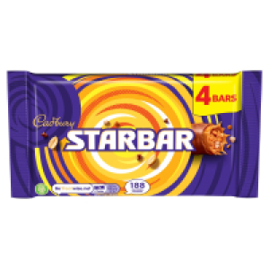 Cadbury Starbar Chocolate Bar 4 Pack 3.00 €