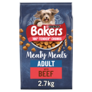 SuperValu  Bakers Meaty Meals Beef Dry Dog Food