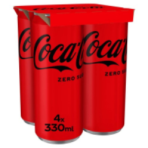 SuperValu  Coca Cola Zero Sugar Can 4 Pack