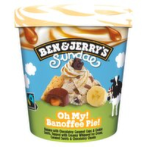 SuperValu  Ben & Jerrys Sundae Oh My! Banoffee Pie!