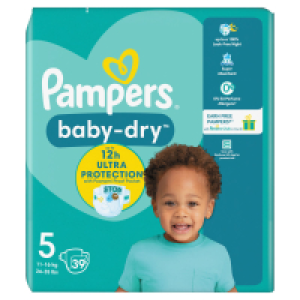 Pampers Baby-Dry Nappies Size 5 9.99 €