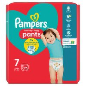 SuperValu  Pampers Baby Dry Nappy Pants Size 7