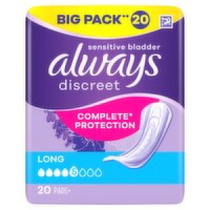SuperValu  Always Discreet For Sensitive Bladder Long Pads Vp