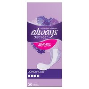 Always Discreet Incontinence Liner Long Plus