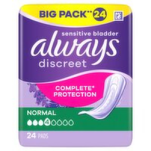 Always Discreet Incontinence Liners Normal