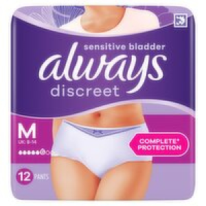 SuperValu  Always Discreet Incontinence Underwear Normal Medium