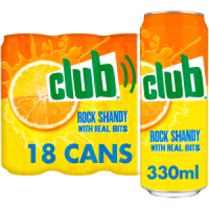 Club Rock Shandy Can 18 Pack 8.00 €