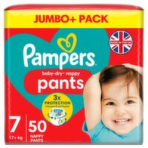 Pampers Baby Dry Nappy Pants Size 7 Jumbo+ Pack 16.00 €