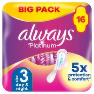 Always Platinum Night Pads with Wings 4.69 €