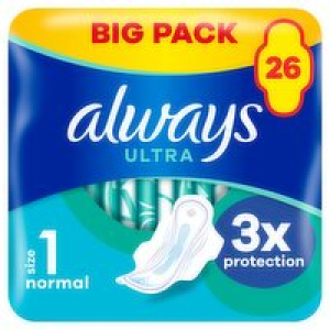 Always Ultra Sanitary Towels Size 1 4.69 €