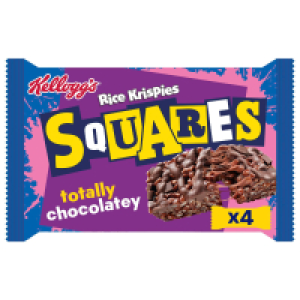 Kelloggs Rice Krispies Chocolate Squares 4 Pack 2.50 €