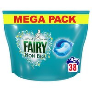 Fairy Non Bio Pods 38 Wash Mega Pack 10.50 €
