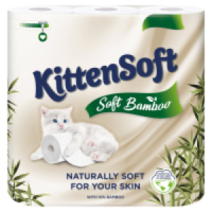Kittensoft Bamboo Toilet Roll 5.00 €