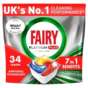 Fairy Platinum Plus Dishwasher Tablets 11.00 €