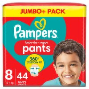 Pampers Baby Dry Nappy Pants Size 8 Jumbo+ Pack 16.00 €