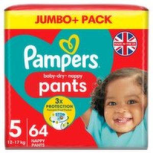 Pampers Baby-Dry Nappy Pants Size 5 Jumbo + Pack 16.00 €